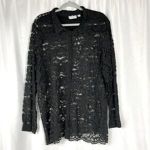 Joan Rivers Lace Blouse